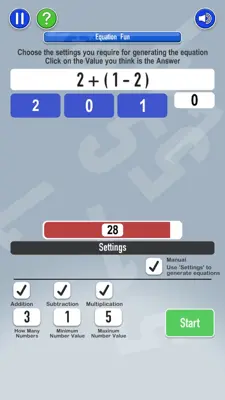 Maths Mayhem android App screenshot 1