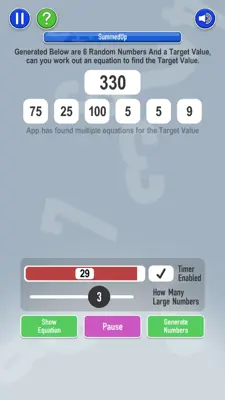 Maths Mayhem android App screenshot 5